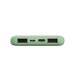 Батарея универсальная Trust 10000mAh Primo ECO, 2хUSB-A/USB-C, 15W, green (25029_TRUST)