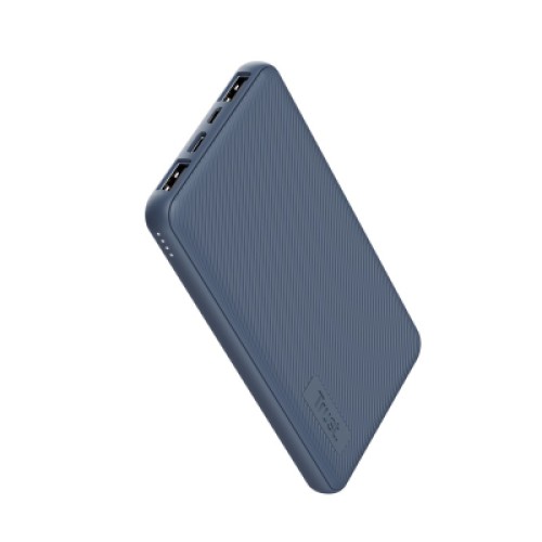 Батарея универсальная Trust 10000mAh Primo ECO, 2хUSB-A/USB-C, 15W, blue (25028_TRUST)