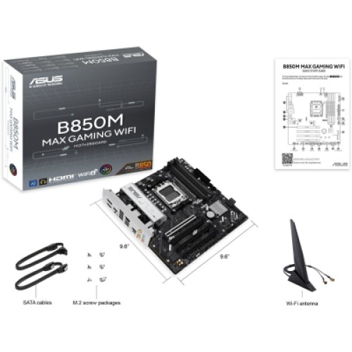 Материнская плата ASUS B850M MAX GAMING WIFI