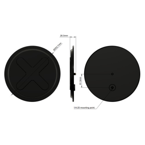 Антенна для дрона TrueRC X-21 5.8GHz SMA RHCP (0608597256062-2)
