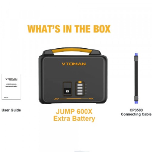 Дополнительная батарея для зарядной станции Vtoman Jump 600X PB-23 640Wh (Jump 600X Extra Battery)
