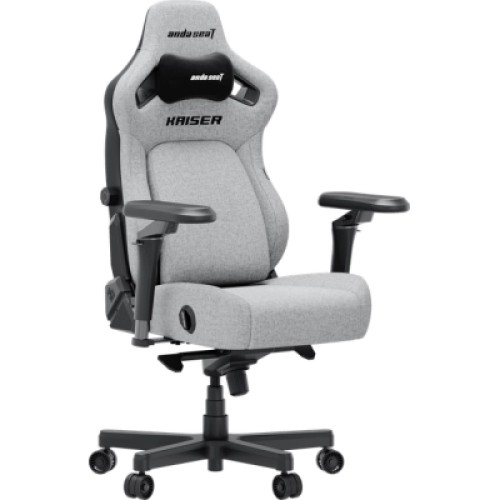 Кресло игровое Anda Seat Kaiser 4 V2 Fabric Size XL Ash Grey (AD12YDDC-XLL-20-G-CF-03)