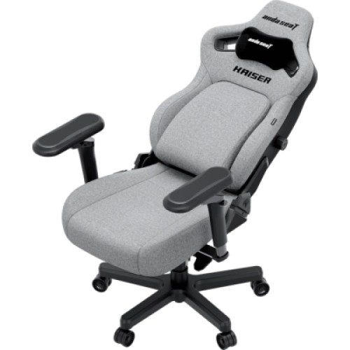 Кресло игровое Anda Seat Kaiser 4 V2 Fabric Size XL Ash Grey (AD12YDDC-XLL-20-G-CF-03)