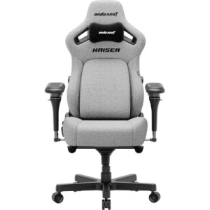 Кресло игровое Anda Seat Kaiser 4 V2 Fabric Size XL Ash Grey (AD12YDDC-XLL-20-G-CF-03)