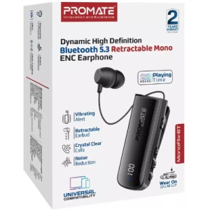 Наушники Promate Monoflix-bt Black (monoflix-bt.black)