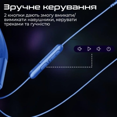 Наушники Promate Leap-200H Blue (leap-200h.blue)