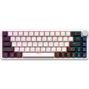 Клавиатура GamePro Asgard Valhalla MK210W Pro 65 RGB Wireless/Bluetooth/USB White (MK210W Pro)