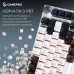 Клавиатура GamePro Asgard Valhalla MK160W Pro 75 RGB Wireless/Bluetooth/USB White (MK160W Pro)