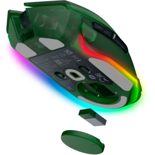 Мышка Razer Basilisk V3 Pro 35K Wireless/Bluetooth/USB Phantom Green (RZ01-05240300-R3G1)