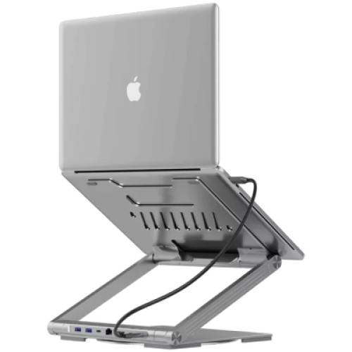 Подставка для ноутбука Canyon Laptop Stand with Detachable Hub OnStand 2 (6-in-1 Hub) (CNS-SDS2)