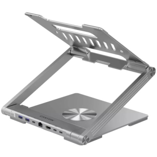 Подставка для ноутбука Canyon Laptop Stand with Detachable Hub OnStand 2 (6-in-1 Hub) (CNS-SDS2)