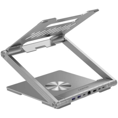 Подставка для ноутбука Canyon Laptop Stand with Detachable Hub OnStand 2 (6-in-1 Hub) (CNS-SDS2)