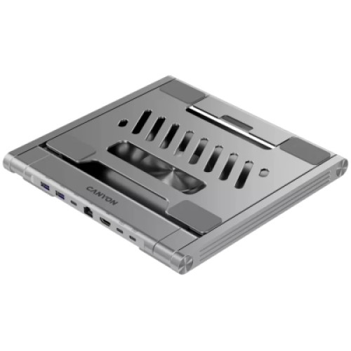 Подставка для ноутбука Canyon Laptop Stand with Detachable Hub OnStand 2 (6-in-1 Hub) (CNS-SDS2)
