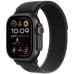 Ремешок для смарт-часов Apple 49mm Black Trail Loop - M/L - Black Titanium Finish (MYQ63ZM/A)