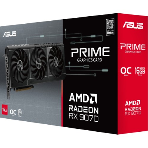 Видеокарта ASUS Radeon RX 9070 16Gb PRIME OC EVO (PRIME-RX9070-O16G-EVO)