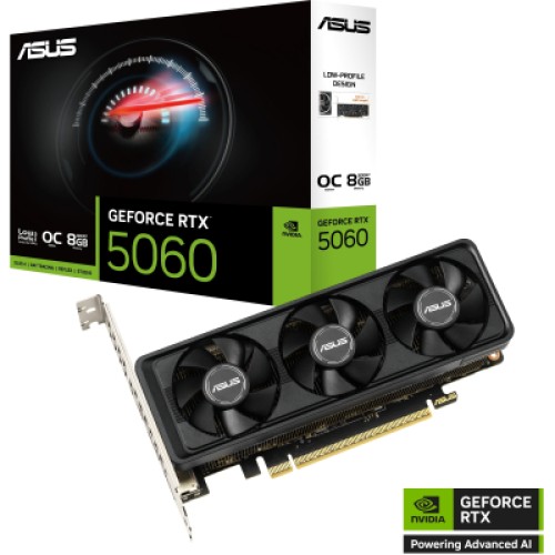 Видеокарта ASUS GeForce RTX5060 8Gb LP BRK OC (RTX5060-O8G-LP-BRK)