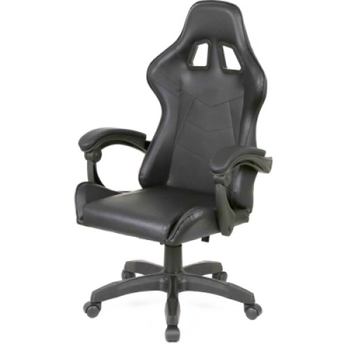 Кресло игровое Аклас Озорник ANF подростковый Черный (PU-черный) (00160337)