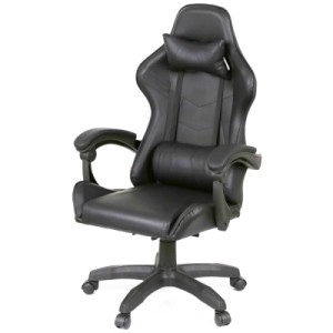 Кресло игровое Аклас Озорник ANF подростковый Черный (PU-черный) (00160337)
