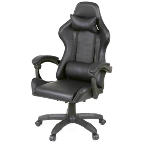 Кресло игровое Аклас Озорник ANF подростковый Черный (PU-черный) (00160337)