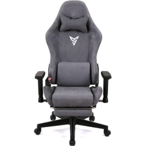 Кресло игровое Аклас Герц RL Серый (Серый бархат) (00160346)