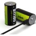 Аккумулятор D/R20 USB Type-С 7400mAh/11100mWh 1.5V Li-ion 2шт./уп. (Loop Energy) Verico (1BTOV-A5N0A2-NN)