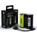 Аккумулятор D/R20 USB Type-С 7400mAh/11100mWh 1.5V Li-ion 2шт./уп. (Loop Energy) Verico (1BTOV-A5N0A2-NN)