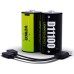 Аккумулятор D/R20 USB Type-С 7400mAh/11100mWh 1.5V Li-ion 2шт./уп. (Loop Energy) Verico (1BTOV-A5N0A2-NN)