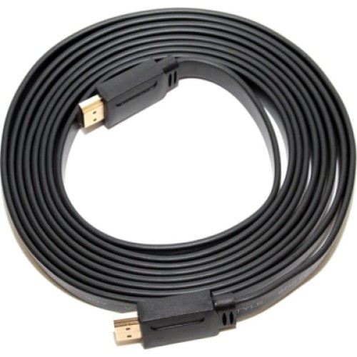 Кабель мультимедийный HDMI M to HDMI M 3.0m V1.4 black Merlion (YT-HDMI(M)/(M)SLIM-3.0m/06178)