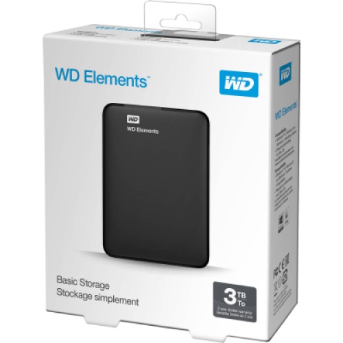 Внешний жесткий диск 2.5" 3TB OEM WD (WDBU6Y0030BBK-WESN)