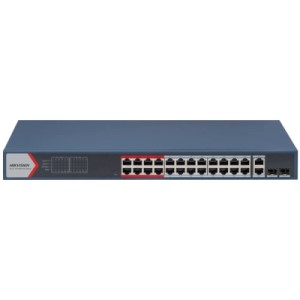 Коммутатор сетевой Hikvision DS-3E1326P-EI(B)