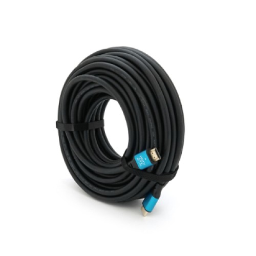 Кабель мультимедийный HDMI M to HDMI M 20.0m V2.0 4Kx2K black Merlion (YT-HDMI(M)/(M)4KV2.0-20m/19122)