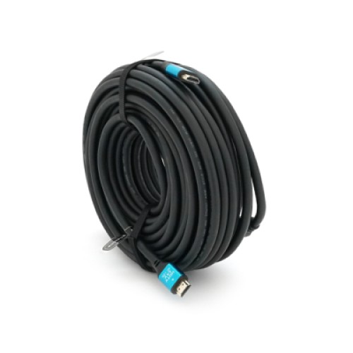 Кабель мультимедийный HDMI M to HDMI M 25.0m V2.0 4Kx2K black Merlion (YT-HDMI(M)/(M)4KV2.0-25m/19123)
