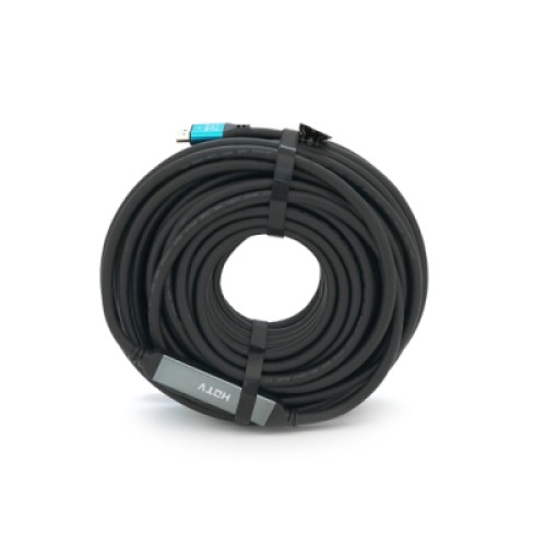 Кабель мультимедийный HDMI M to HDMI M 25.0m V2.0 4Kx2K black Merlion (YT-HDMI(M)/(M)4KV2.0-25m/19123)