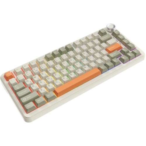 Клавиатура Ajazz AK820 MAX Flying Fish Switch RGB Wireless/Bluetooth/USB Beige (AK820MAX-FF-R)