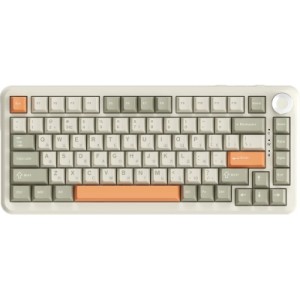 Клавиатура Ajazz AK820 MAX Flying Fish Switch RGB Wireless/Bluetooth/USB Beige (AK820MAX-FF-R)