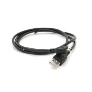 Дата кабель USB 2.0 AM to Mini 5P 0.8m black Voltronic (YT-C/AM-1MnB/5728)