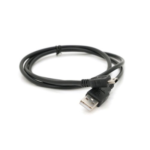 Дата кабель USB 2.0 AM to Mini 5P 0.8m black Voltronic (YT-C/AM-1MnB/5728)