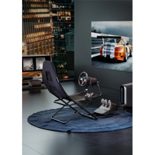 Кресло игровое GamePro з кріпленням для керма, педалей та коробки передач Black (RS400B) Кресло игровое GamePro з кріпленням для керма, педалей та коробки передач Black (RS400B)