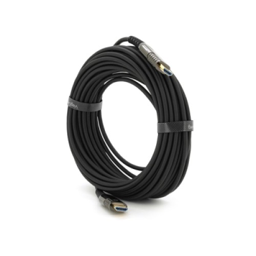 Кабель мультимедийный HDMI M to HDMI M 12.0m V2.0 4K UHD black VEGGIEG (YT-HDMI(M)/(M)HA-12/19717)