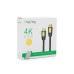 Кабель мультимедийный HDMI M to HDMI M 5.0m V2.0 4K UHD black VEGGIEG (YT-HDMI(M)/(M)HA-5/19714)