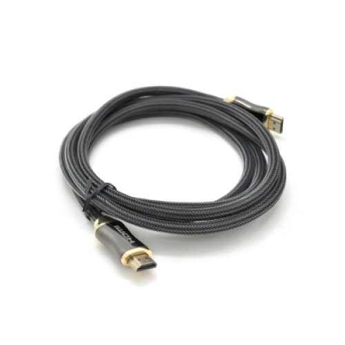 Кабель мультимедийный HDMI M to HDMI M 1.0m V2.0 4K black VEGGIEG (YT-HDMI(M)/(M)HX-1/19700)