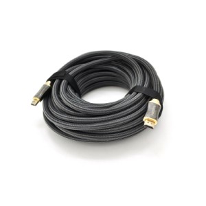 Кабель мультимедийный HDMI M to HDMI M 20.0m V2.0 4K black VEGGIEG (YT-HDMI(M)/(M)HX-20/19709)