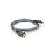Кабель мультимедийный HDMI M to HDMI M 1.0m 8K silver VEGGIEG (YT-HDMI(M)/(M)V-H401/40356)