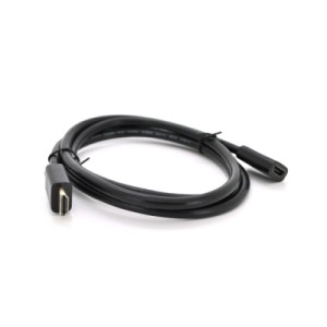 Кабель мультимедійний HDMI M to HDMI F 1.5m V2.0 VEGGIEG (HF-1.5)