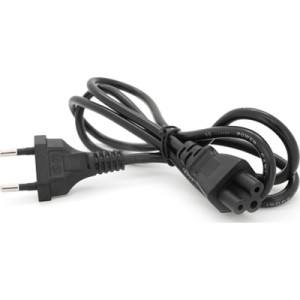 Кабель питания C5 1.2m 0.5mm black Voltronic (PC-184/2 CEE7/16-C5-1.2M/42609)