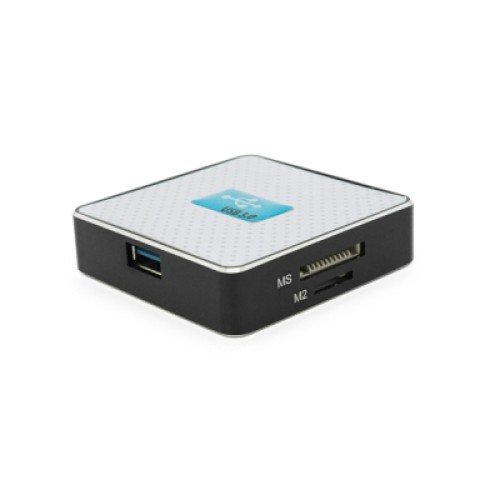 Считыватель флеш-карт Voltronic USB 3.0 to SD/MMC/MS/TF/M2 white (HDH-939W/08625)