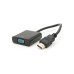 Переходник HDMI M to VGA F 0.1m 4K/2K black Voltronic (YT-C-HDMI(M)/VGA(F)-B)