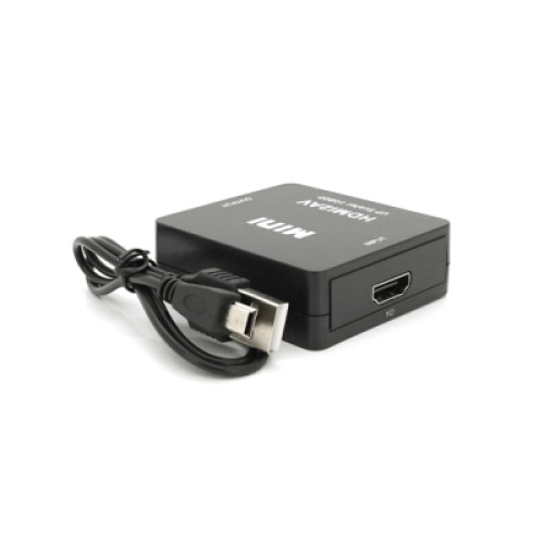 Переходник HDMI F to 3xRCA F AV 720P/1080P black Voltronic (YT-CM-HDMI/AV-B)