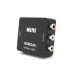 Переходник HDMI F to 3xRCA F AV 720P/1080P black Voltronic (YT-CM-HDMI/AV-B)