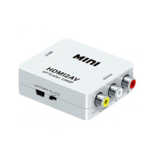 Переходник HDMI F to 3xRCA F AV 720P/1080P white Voltronic (YT-CM-HDMI/AV-W)